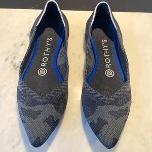 Rothy’s Grey Camo print Flats